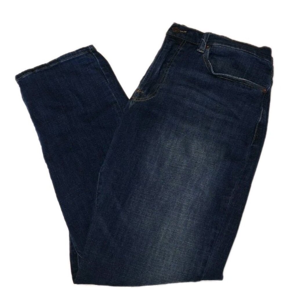 Lucky Brand 121 Slim Mens Blue Jeans 36x30 Distressed